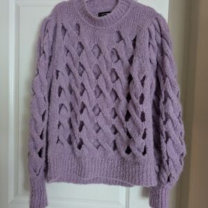 Isabel Marant Lilac Openwork Sweater